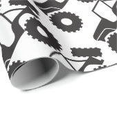 Papier Cadeau Off Road Car (Coin rond)