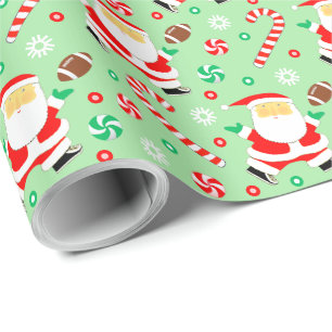 Papier Cadeau Offre de Noël de football