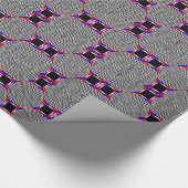 Papier Cadeau Offset Black & White Radiation par Kenneth Yoncich (Coin)