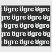 Papier Cadeau Ogre (Plat)