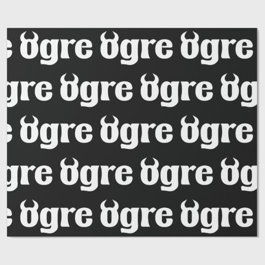 Papier Cadeau Ogre (Plat)