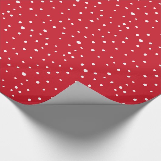 Papier Cadeau Oh By Golly | Points rouges et blancs (Coin)