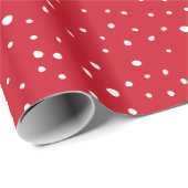 Papier Cadeau Oh By Golly | Points rouges et blancs (Coin rond)