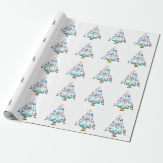 Papier Cadeau Oh Chemist Tree, Oh Christmas Tree