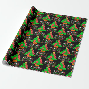 Papier Cadeau Oh Chemistree - Vilain Sweat De Noël Pour Chimiste