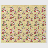 Papier Cadeau Oh Christmas Tea ! (Plat)