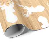 Papier Cadeau Oh Deer Baby shower (Coin rond)