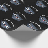 Papier Cadeau Oh Good Brief Funny Sous-vêtements Pun Dark BG (Coin)