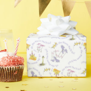 Papier Cadeau Oh, les Endroits que tu vas Visiter !