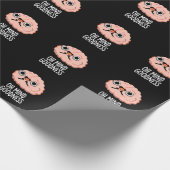 Papier Cadeau Oh Mind Bonté Funny Cerveau Pun Dark BG (Coin)