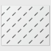 Papier Cadeau Oh mon Dieu ! ! ! (Plat)