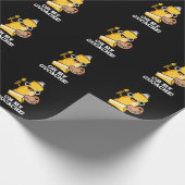 Papier Cadeau Oh My Guoache Funny Artiste Peinture Pun Dark BG (Coin)