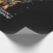 Papier Cadeau oh noël dachshund oh noël papier enveloppement (Coin)