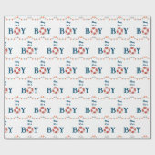 Papier Cadeau Ohé C'est un Garçon Marin (Plat)