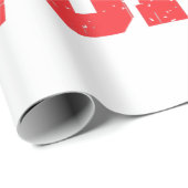 PAPIER CADEAU OHIO CONTRE LE MONDE (Coin rond)