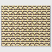 Papier Cadeau Ohio OH Beurre d'arachide Buckeye Buck Eye Nut Can (Plat)