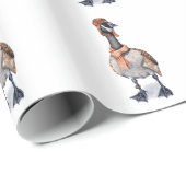 Papier Cadeau Oie d'avion (Coin rond)