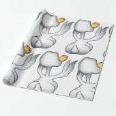 Papier Cadeau Oie De L'Arrière (Déroulé)