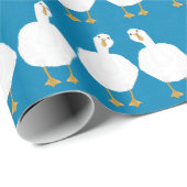 Papier Cadeau Oie Qui Enveloppe Les Rouleaux De Papier (Coin rond)