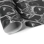 Papier Cadeau Oio - motif d'estampille hawaïenne (Coin rond)