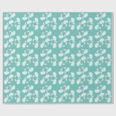 Papier Cadeau Oiseau Baby shower de cygnes avec coEd de couronne (Plat)