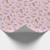 Papier Cadeau Oiseau Botanique (Coin)