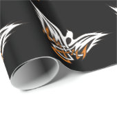 Papier Cadeau Oiseau celtique (Coin rond)