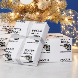 Papier Cadeau Oiseau Cormoran Focus Comme Un Cormoran Anniversai