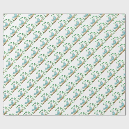 Papier Cadeau Oiseau dans le nid (Plat)