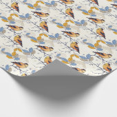 Papier Cadeau Oiseau de Baltimore Oriole sur la brindille (Coin)