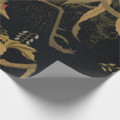 Papier Cadeau Oiseau de coq d'or Classique japonais Antique (Coin)