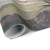 Papier Cadeau Oiseau de Courlis à long bec Audubon (Coin rond)