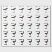 Papier Cadeau Oiseau de Pluvier Oiseau drôle Oiseau (Plat)