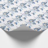 Papier Cadeau Oiseau des neiges présent Noël (Coin)