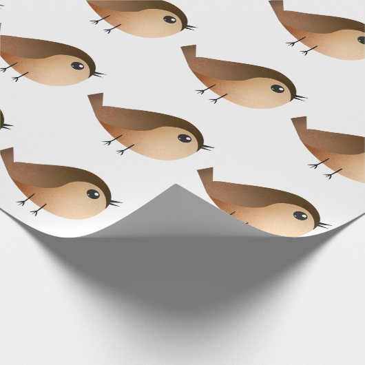 Papier Cadeau Oiseau du Bruant (Coin)