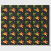 Papier cadeau Oiseau du Paradis (Plat)
