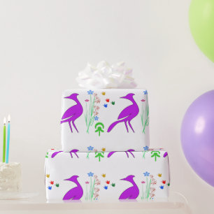 Papier Cadeau oiseau grandiose