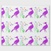 Papier Cadeau oiseau grandiose (Plat)