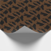 Papier Cadeau Oiseau noir ou corbeau peut-être Corbeau (Coin)