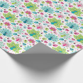 Papier Cadeau oiseau paon et hibou (Coin)