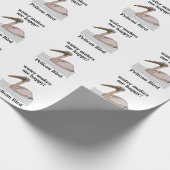 Papier Cadeau Oiseau Pélican (Coin)