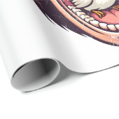 Papier Cadeau Oiseau singe (Coin rond)
