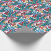 Papier Cadeau Oiseau Tropical Du Paradis (Coin)