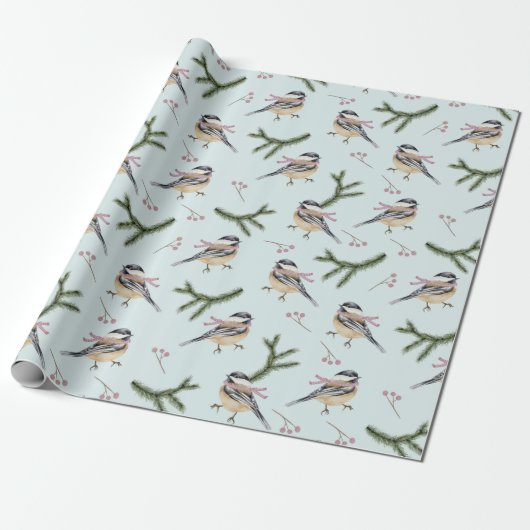 Papier Cadeau Oiseaux (Déroulé)