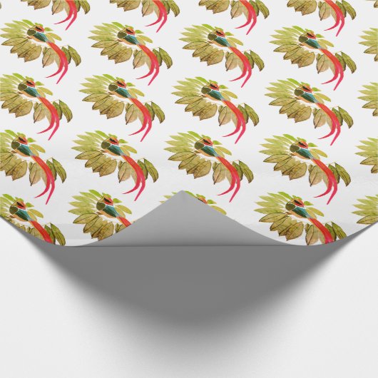 Papier Cadeau Oiseaux Art (Coin)