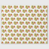 Papier Cadeau Oiseaux Art (Plat)