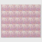 Papier Cadeau Oiseaux chanteurs du Printemps (Plat)
