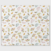 Papier Cadeau Oiseaux colorés (Plat)