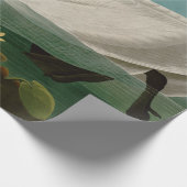 Papier Cadeau Oiseaux communs de cygne d'Amérique Audubon (Coin)