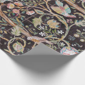 Papier Cadeau Oiseaux dans le Jardin des Fleurs, William Morris (Coin)